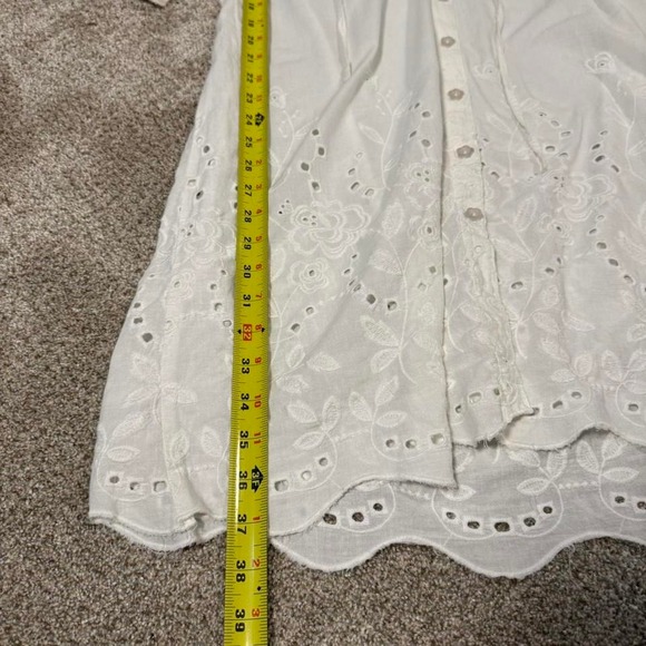 100% Cotton Italian Ayfëe Lace Cover Up Dress - Picture 6 of 8